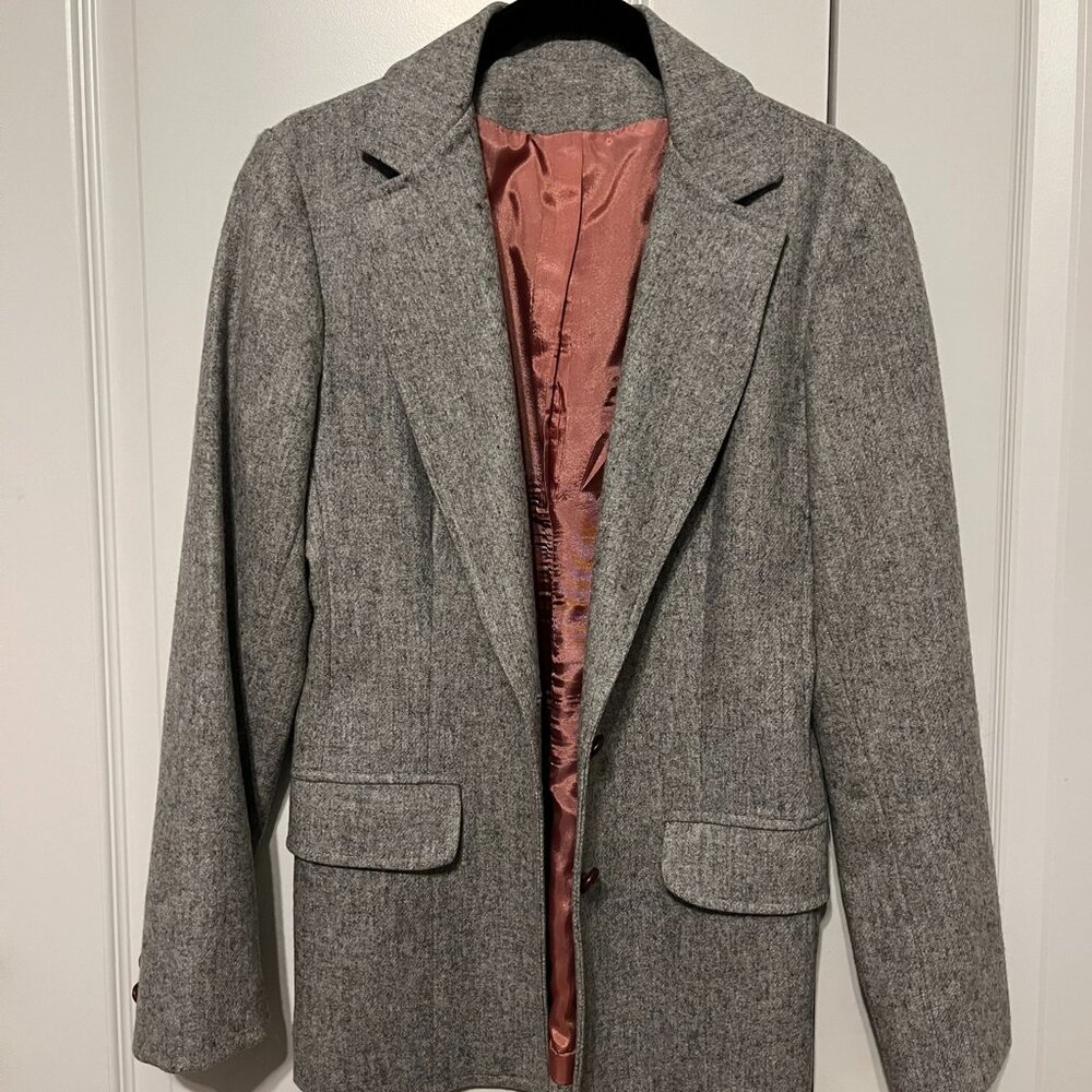 Wool Dress Coat - Size 8